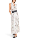 Butterfly's Diary Polka Dot Pleated Maxi Skirt <span>YC71.15W28<span>