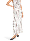 Butterfly's Diary Polka Dot Pleated Maxi Skirt <span>YC71.15W28<span>