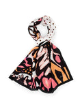 Butterfly's Diary Polka Dot And Butterfly Print Scarf <span>YCB4.15Z18<span>