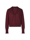 Feminine Rigour Claret V Neck Sweater <span>ZC39.12M68<span>