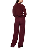 Feminine Rigour Claret V Neck Sweater <span>ZC39.12M68<span>