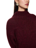 Feminine Rigour Claret Crew Sweater <span>ZC41.61M07<span>