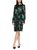 Mystic Plumage Feather Print Dress <span>ZC21.32W81<span>