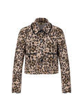 Feminine Rigour Leopard Print Box Style Jacket <span>ZC31.07J12<span>