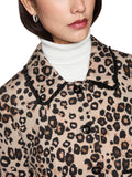 Feminine Rigour Leopard Print Box Style Jacket <span>ZC31.07J12<span>