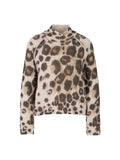 Feminine Rigour Animal Print Sweater <span>ZC41.18M33<span>