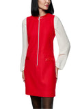 Ski Is The Limit Red Wool Pinafore <span>ZS21.25J30<span>