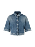 Logomania Short Sleeve Box Style Denim Jacket <span>ZS51.12D03<span>