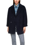 Logomania Navy Wool Pea Coat <span>ZS12.03W05<span>