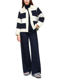Logomania Stripe Knit Jacket <span>ZS39.03M53<span>