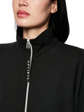 Ski is The Limit Black Zip Blouson Top <span>ZS51.19W48<span>