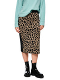 Dodgy Dogs Leopard Print Pull On Pencil Skirt <span>ZS71.15M34<span>