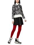 Ski Is The Limit Star Print Knit Jacket <span>ZS39.18M26<span>