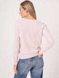 V Neck Organic Cashmere Sweater <span>100510<span>