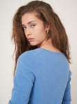 V Neck Organic Cashmere Sweater <span>100510<span>