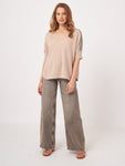 One Size Organic Cashmere Short Sleeve Sweater <span>103589<span>