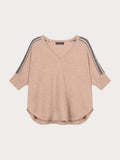 One Size Organic Cashmere Short Sleeve Sweater <span>103589<span>