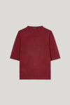 Autumn Glow Cranberry Short Sleeve Sweater <span>128724<span>