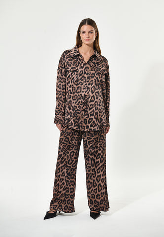 Leopard Print Tie Blouse <span>KIKKI 1380<span>