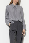 Grey Evolution Cupro Silk Shirt <span>208493<span>