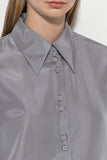 Grey Evolution Cupro Silk Shirt <span>208493<span>