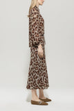 Bohemian Vibes Animal Print Chiffon Blouse <span>228599<span>