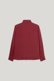 Autumn Glow Cranberry Ruffle Blouse <span>228611<span>