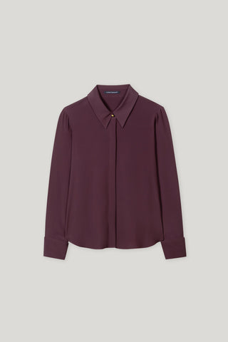 Autumn Glow Aubergine Blouse <span>228618<span>