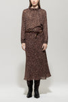 Autumn Glow Berry Print Blouse <span>228621<span>