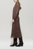 Autumn Glow Berry Print Blouse <span>228621<span>