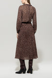Autumn Glow Berry Print Blouse <span>228621<span>