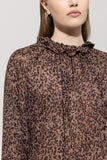 Autumn Glow Berry Print Blouse <span>228621<span>