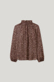 Autumn Glow Berry Print Blouse <span>228621<span>