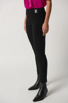 Bonded Silky Jersey Straight Leg Trouser <span>233180F24<span>