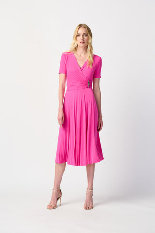 Jersey Aline Pleat Skirted Dress <span>241013<span>