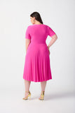 Jersey Aline Pleat Skirted Dress <span>241013<span>
