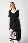 Balllon Maxi Dress With Print Detail <span>241055<span>