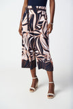 Abstract Leaf Print Culottes <span>241150<span>