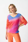 Open Weave Rainbow Sweater <span>242904<span>