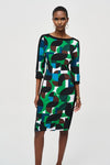 Circle Print Jersey Shift Dress <span>243324<span>