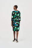 Circle Print Jersey Shift Dress <span>243324<span>