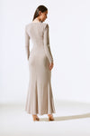 Sparkle Knit Long Sleeve Wrap Gown <span>243793<span>