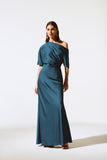 Satin One Shoulder Trumpet Gown <span>243795<span>