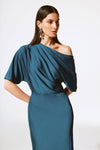 Satin One Shoulder Trumpet Gown <span>243795<span>