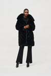 Faux Fur Reversible Chocolate Coat <span>243904<span>