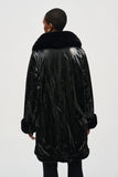 Faux Fur Reversible Chocolate Coat <span>243904<span>