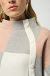 Check 3/4 Sleeve Sweater<span>243948F25<span>
