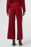 Cherry Red Glitter Knit Trousers <span>244922F25<span>