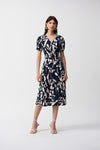 Aline Leaf Print Jersey Dress <span>251014<span>