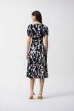 Aline Leaf Print Jersey Dress <span>251014<span>